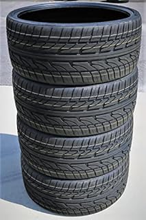 Set of 4 (FOUR) Haida Racing HD921 Summer High Performance Radial Tires-275/25R24 275/25ZR24 275/25/24 275/25-24 96W Load Range XL 4-Ply BSW Black Side Wall