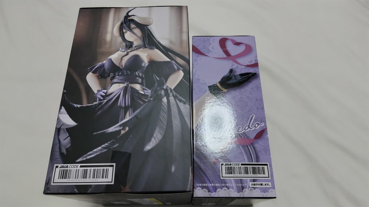 Amazon.co.jp: AMP＋ アルベド フィギュア 黒ドレス ver. オーバー 