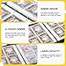 Card Binder for Pokemon Cards 4-Pocket, Trading Binders Holder for Card Games Collection Case Book Fits 440 Cards With 55 Removable Sleeves Display Storage Carrying Case
