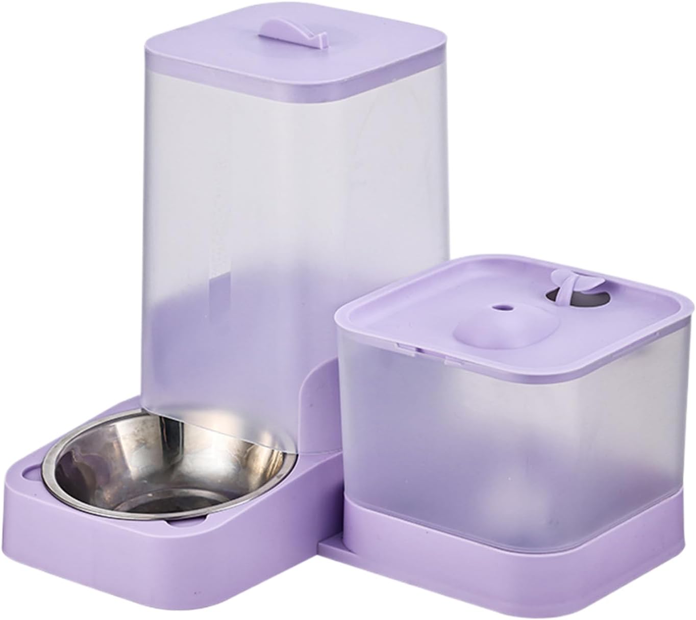 Automatic Pet Feeder with Stainless Steel Bowl