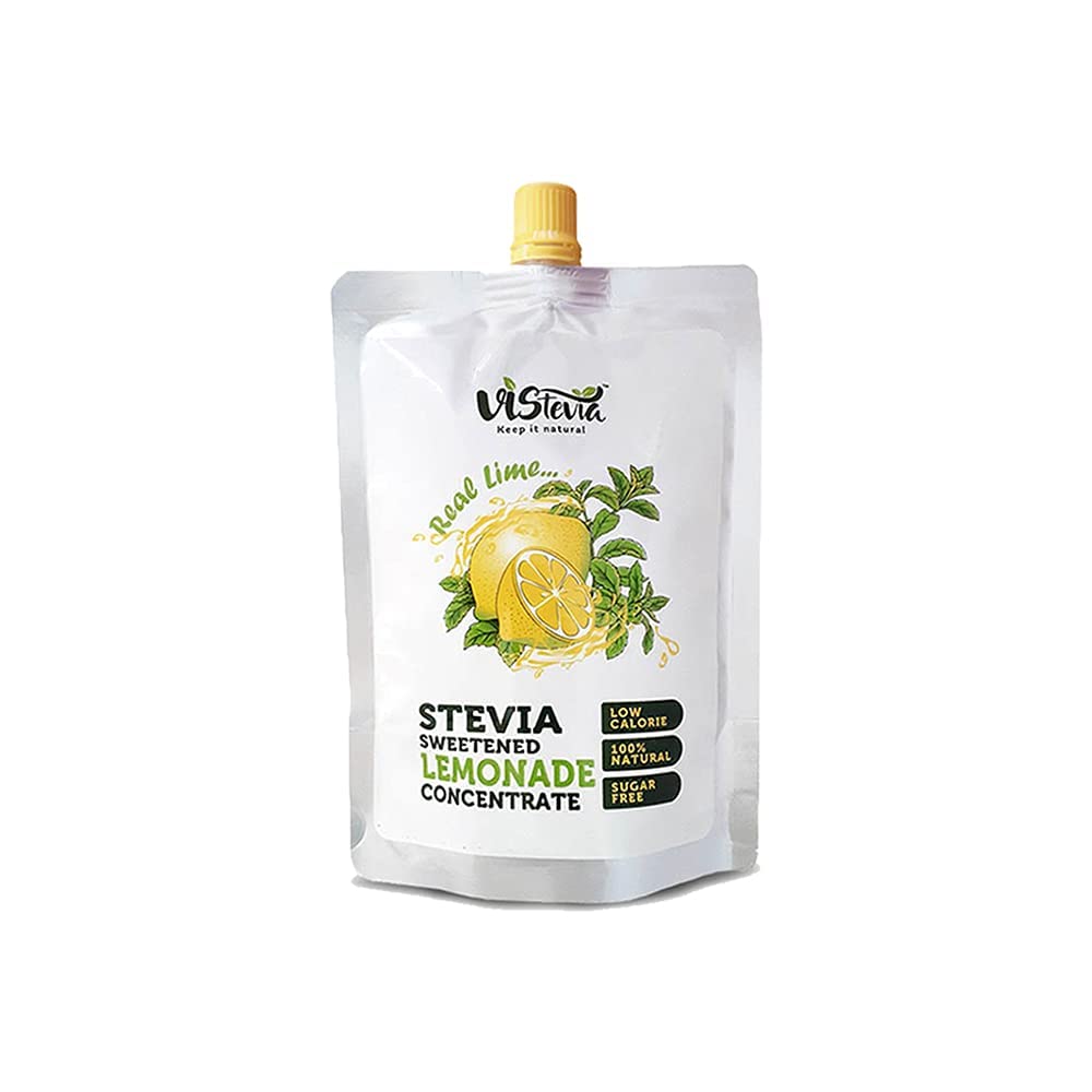 VIStevia Organic Sugar Substitute Real Lime Stevia Natural Lemonade Concentrate, Serves 10-12 Glasses - 150 ml (B07XTJ34S6) Amazon Price History, Amazon Price Tracker