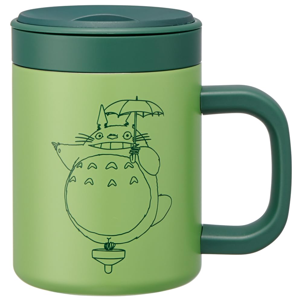 Skater STMG4NI My Neighbor Totoro Studio Ghibli Thermal Insulated Stainless Steel Mug, 11.8 fl oz (320 ml) with Inner Cup