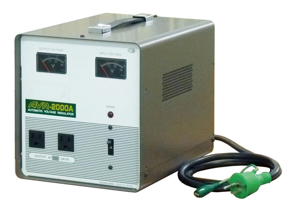 スワロー電機 交流定電圧電源装置 AVR-2000A Amazon | スワロー電機 電源装置 AVR-2000A | 電源トランス