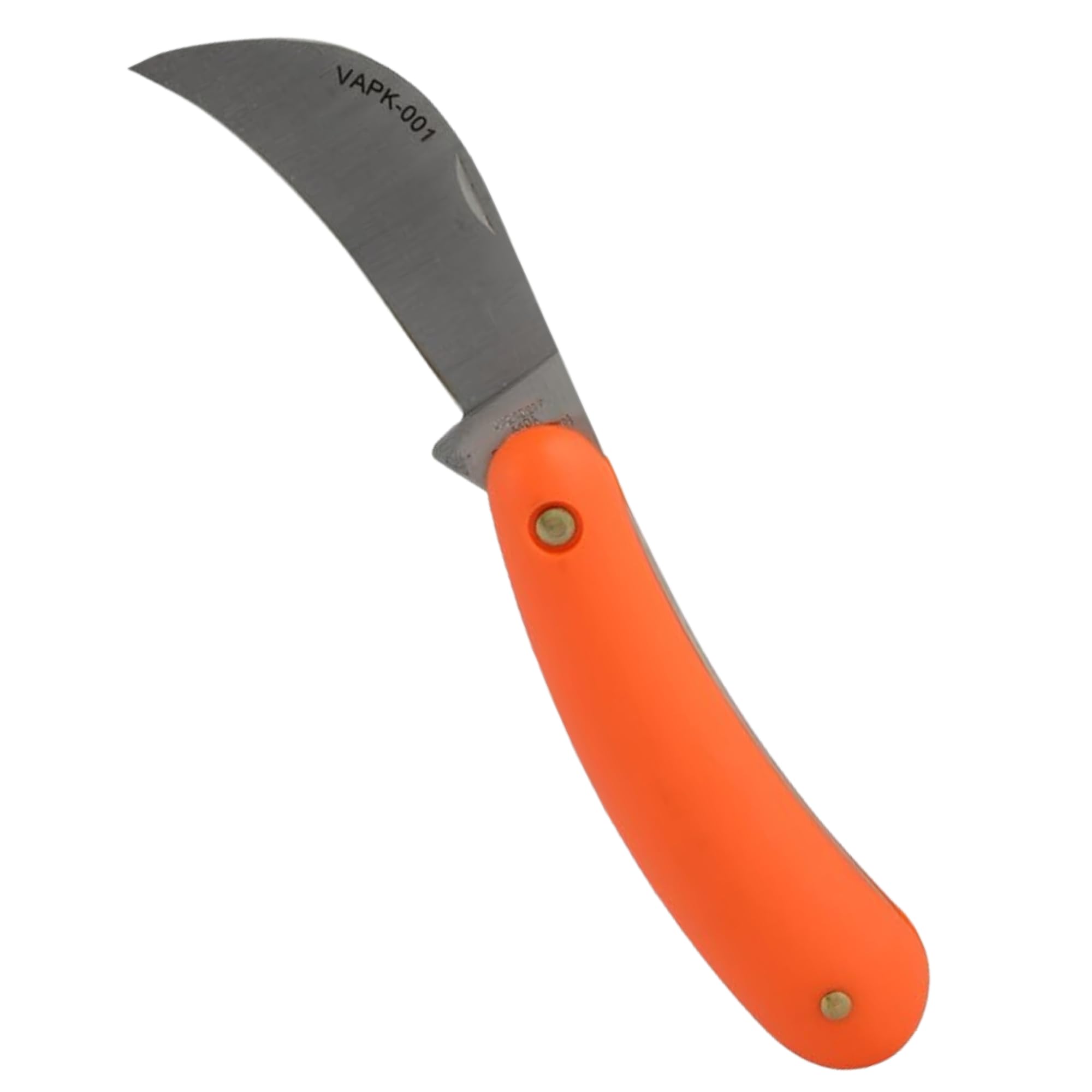 Vinka 7-Inch Stainless Steel Foldable Cutter | Portable Outdoor Utility Tool | Orange Handle | Gardening & Camping Multi-Purpose Tool-picture-10
