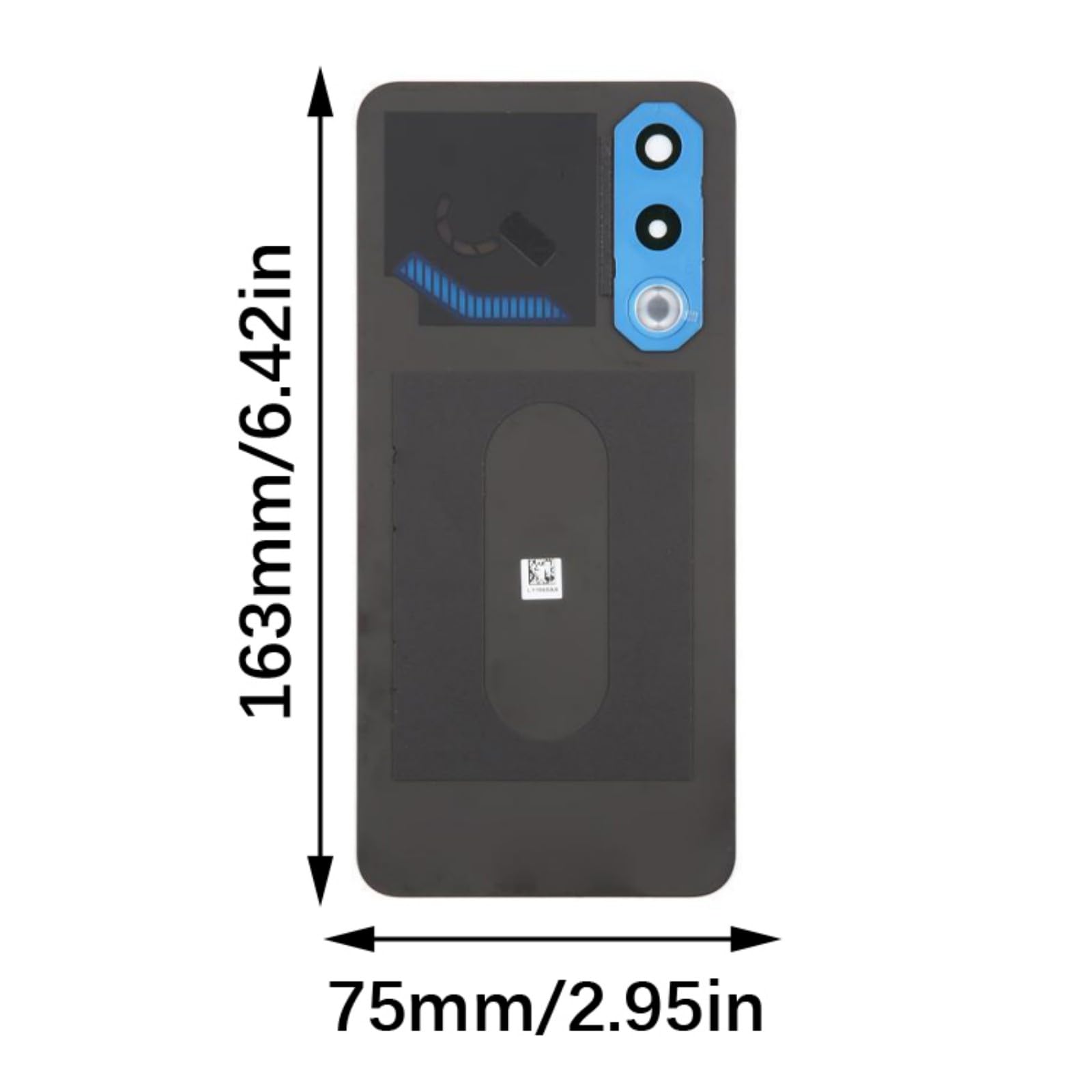 Guscio dello sportello della Batteria in Vetro Resistente all ' Acqua per Dispositivo Smartphone è Dotato Fotocamera Antipolvere Che Squilla e Copertura Riparazione della Batteria del