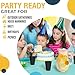 Party Solids 12 Oz Black Plastic Cups For Party Supplies Pack Of 50, Black Disposable Cups Plastic, Disposable Drinkware For Parties, Events & Everyday