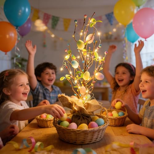 Árbol de Pascua iluminado ideal para bodas y centros de mesa 4