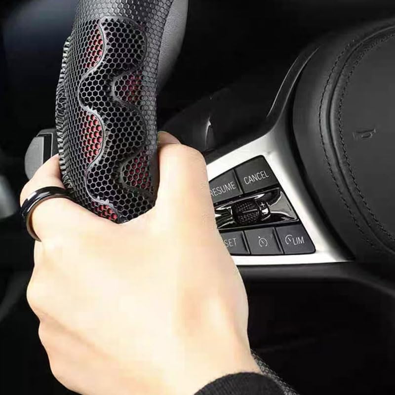 Auto Stuurhoes voor Citroen C4 Picasso 2010-2013, Stuurwielhoes Antislip Stuurwielhoezen Leer Ademend Stuurhoezen Autostuurhoes Stuurbescherming Auto Accessoires,D-E
