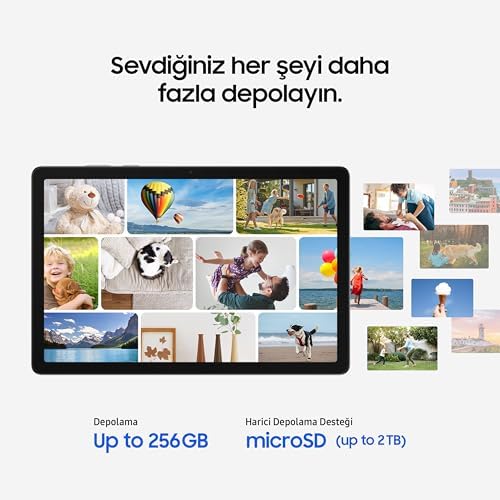 Samsung Galaxy Tab A11+, Android Tablet, Gri, WiFi Destekli, 8GB RAM, 256GB Depolama Alanı, 11 İnç (Samsung Türkiye Garantili) - Görsel 5