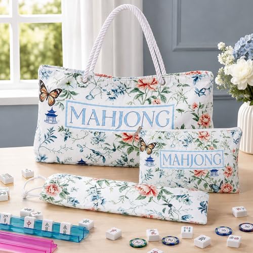 Set de 3 Bolsas para Mahjong con Cremallera y Cordón miniatura 5