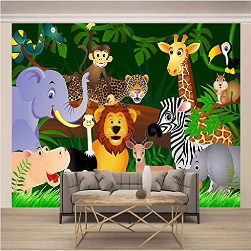 Papier peint mural lion 3D autocollant pour masquer les défauts de mur