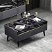 Produktbild Homidea KARYA Couchtisch - Sofatisch - Wohnzimmertisch - Beistelltisch in elegantem und modernem Design (Couchtisch - Anthrazit/Marmor)