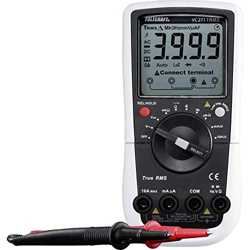 VOLTCRAFT VC-271 Hand-Multimeter digital CAT III 600 V Anzeige (Counts): 4000 Cover