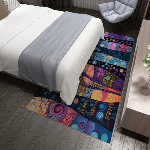 Tapis d'accent lavable et confortable pour protéger le sol du salon - 5