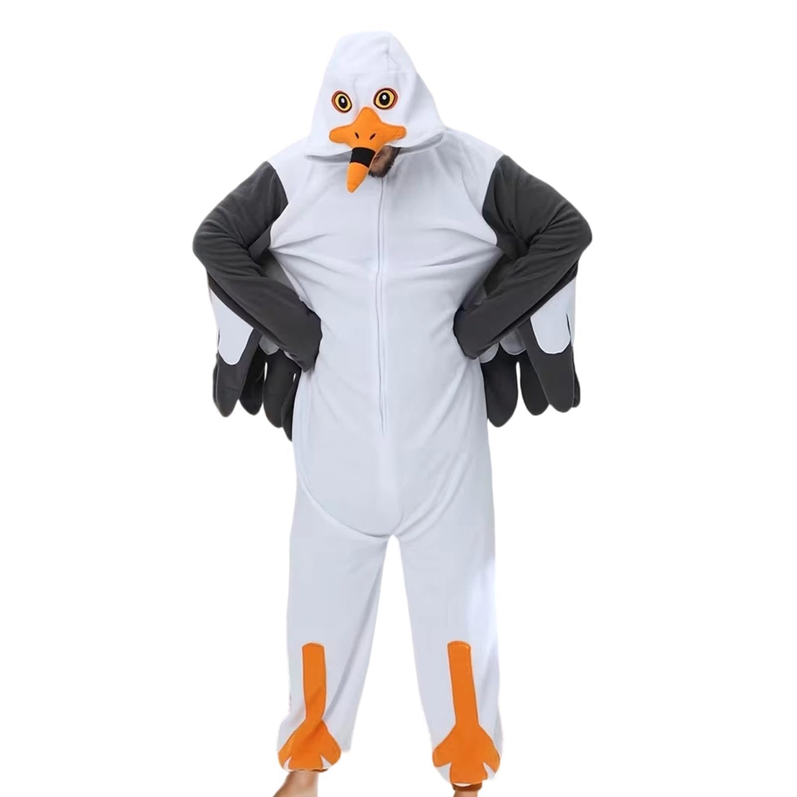 Pigiama Intero Halloween Adulto Abbigliamento Divertente Con Zip E Tasche,