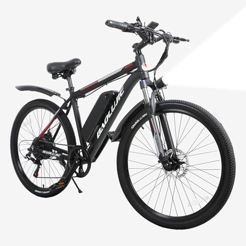 BAOLUJIE 1000W Electric Bike for Adults 28MPH 540Wh Removable Battery 80 Miles Range 7-Speed Gears LCD Display UL 2849 Certified E Bike Electric Mountain Bike 26" Commuter Ebikes