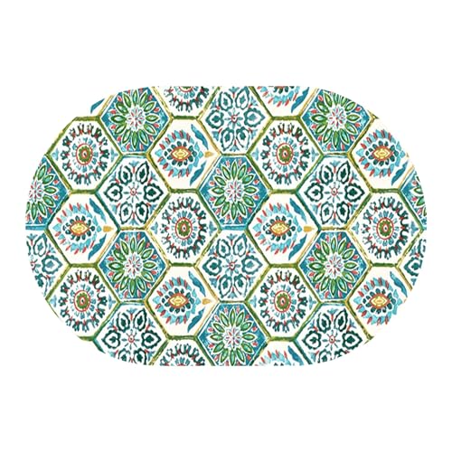 �􉽊w�͗l ���r���O���[�� �ȉ~�`�J�[�y�b�g ����~�� �􂦂� �ƒ�p �o���R�j�[ �\�t�@ �_�C�j���O �I�t�B�X �L�b�`�� ���� �t���A�}�b�g 80x160cm �ȉ~�` �V���[�g�p�C��(110x150cm)