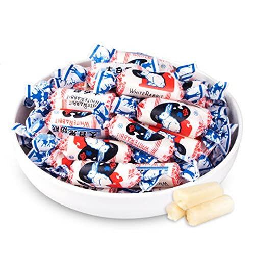 White Rabbit Milky Hard Sweets Candy Strong Milky Flavor Chinese Casual Snacks (1000g)