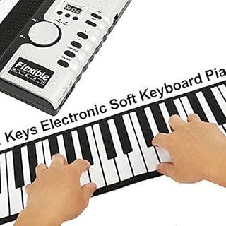 JTYX Roll Up Piano Keyboard Portable Electronic Hand Roll Piano avec 128 Sons Uniques Clavier de Piano Pliable en Silicone pour débutants et Enfants (61 Touches) - Les Beatles, Paul McCartney, John Lennon, RIngo Starr, George Harrison JTYX Roll Up Piano Keyboard Portable Electronic Hand Roll Piano avec 128 Sons Uniques Clavier de Piano Pliable en Silicone pour débutants et Enfants (61 Touches) – Image 2