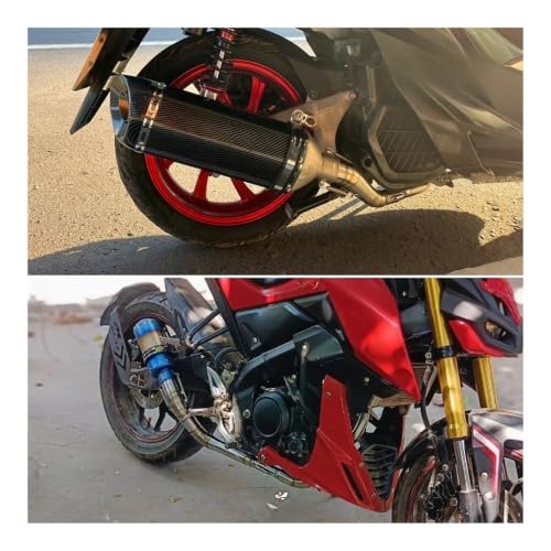 Tubo intermedio NS200 Bajaj escape con codo de conexión de 51 mm 3