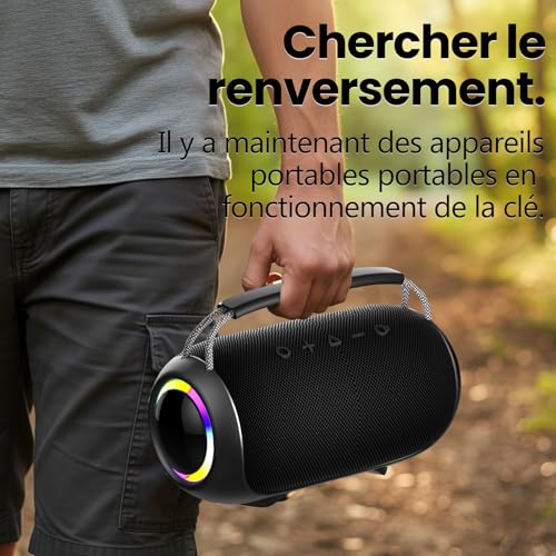 Enceinte Bluetooth sans fil portable d'extérieur pour musique clé USB et TF