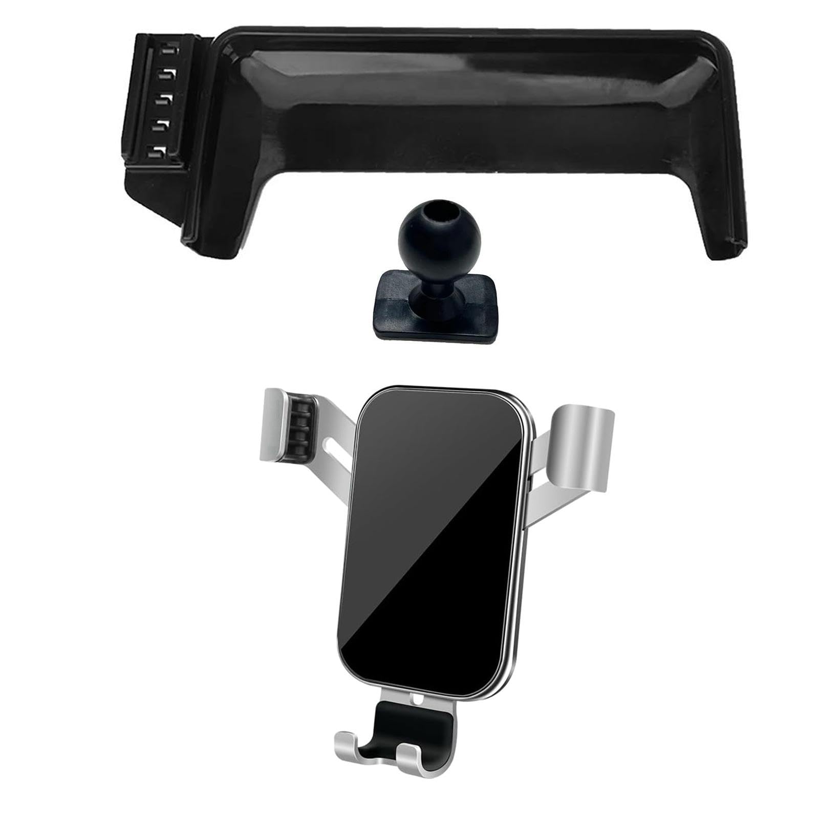Uchwyt Samochodowy na Telefon dla Benz GLC X253 C253 2016-2019, 7-calowy uchwyt samochodowy na telefon komórkowy, stojak na nawigację GPS (podstawa i uchwyt 5)