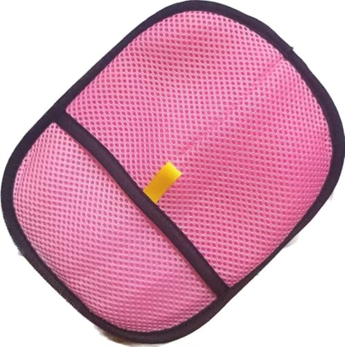 Pet Hair Remover Glove, Pink Enlarged Double-Sided Fabric Electrostatic Cleaning