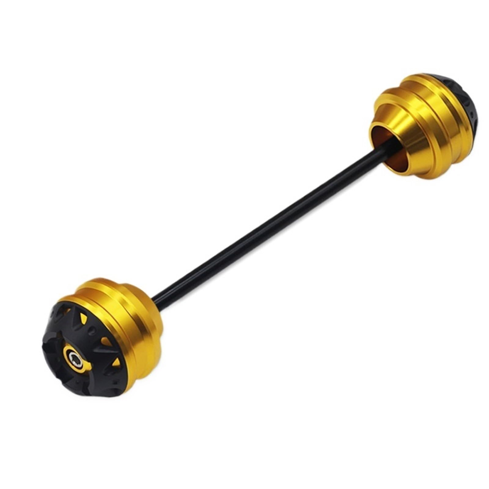 Przednie tylne koło oś widelca suwaki Pasuje Do HAYABUSA GSXS950 GSX8S GSX8R GSX1300R Motocykl Przednia I Tylna Oś Widelec Koła Crash Suwaki Pad(Rear Gold wheel)