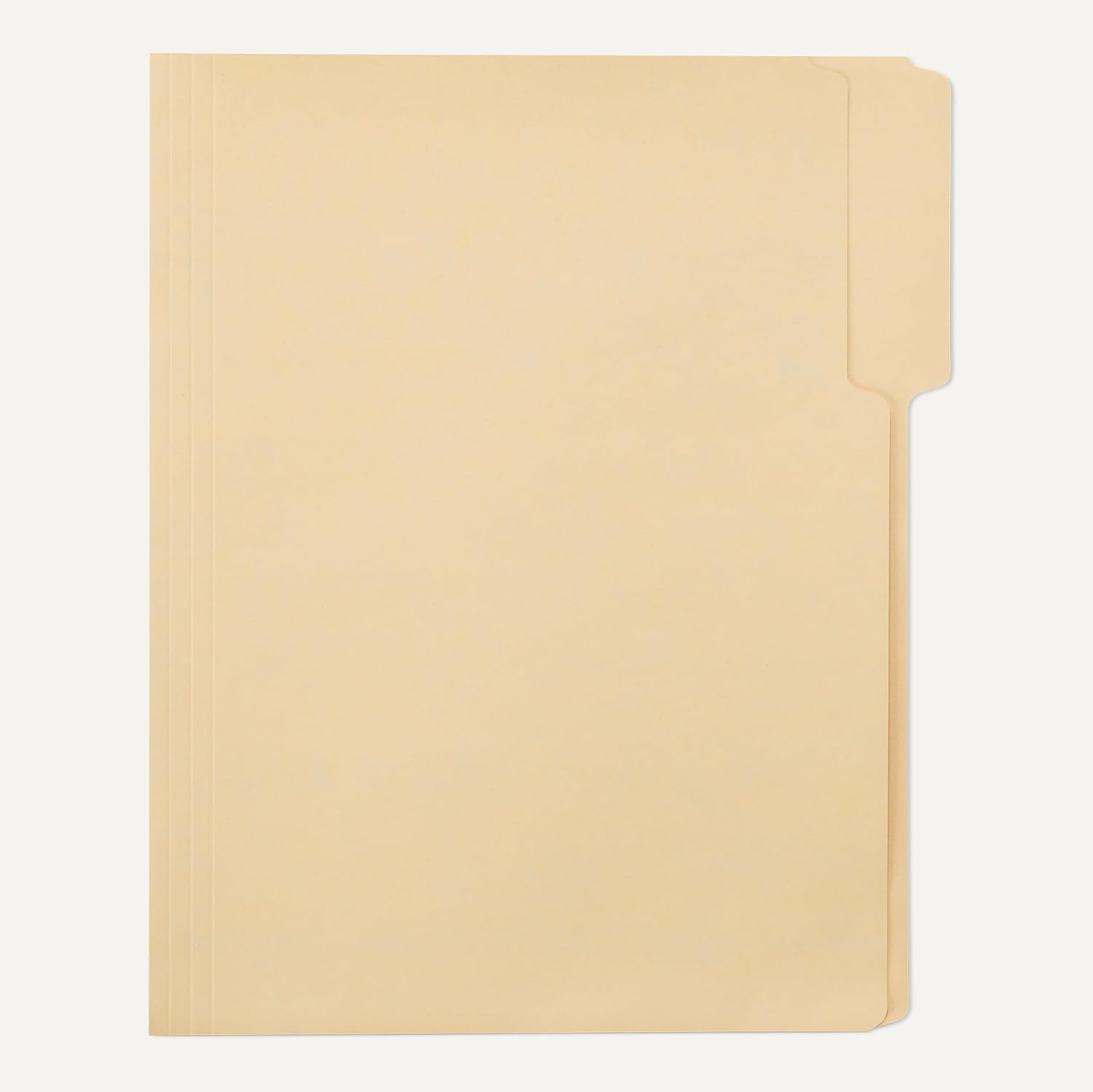 Amazon Basics 100% Recycled File Folder, 1/3-Cut Tab, Letter Size, Manila, Pack of 100 image 3
