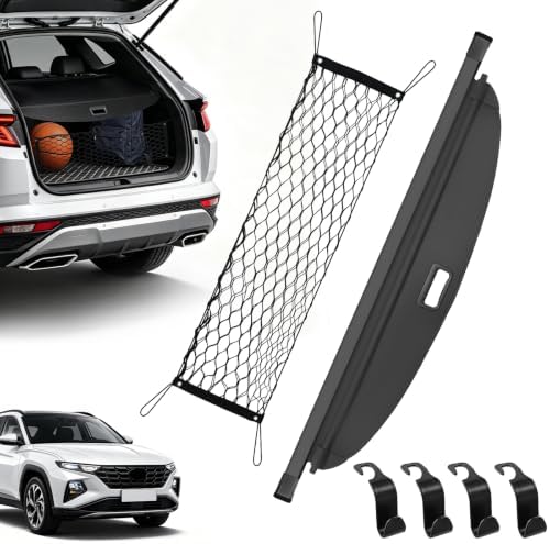 Cargo Cover for Hyundai Tucson 2022-2026, Retractable Trunk Cover