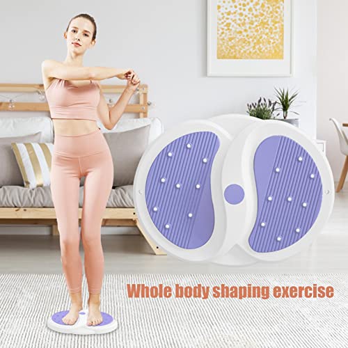 AOCATE Placa de torção de núcleo compacto Ab, disco de cintura tipo dividido para treino com pedais