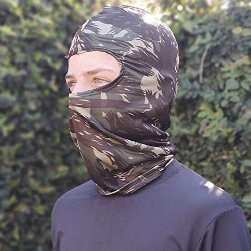 Touca Ninja Balaclava Proteção Uv50+ Térmica Resistente Exercito