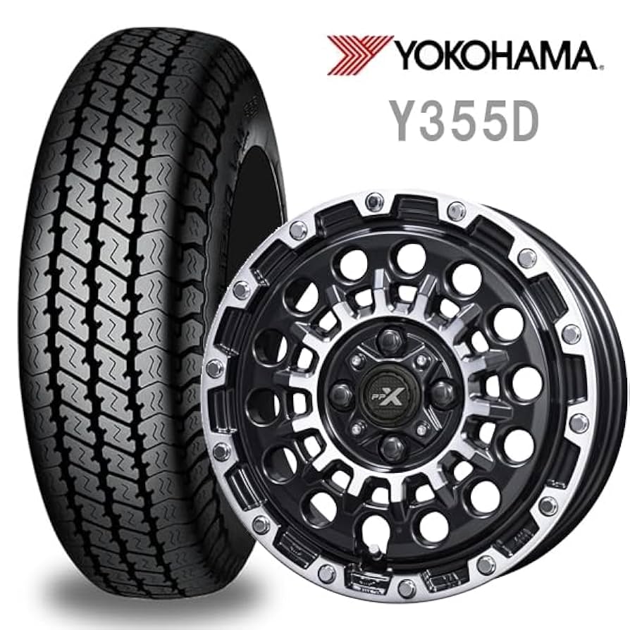 送料込み 軽バン軽トラ用ヨコハマ145/R12.6PR ホイール付セット 北海道 Amazon | タイヤホイールセット ヨコハマタイヤ 145R12 6PR