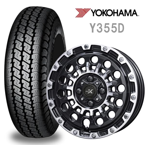 送料込み　軽バン軽トラ用ヨコハマ145/R12.6PR ホイール付セット　北海道 楽天市場】145R12 6PR（サマータイヤ・ホイールセット｜タイヤ