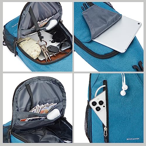 BOSTANTEN Sling Bag, Crossbody Backpack Shoulder Chest Bag for Men Women Travel Hiking Casual Daypack3