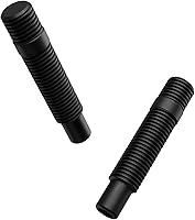 Vista 4 de 20 piezas de conversión de pernos de rueda negros - 12x1.5 a 12x1.5, longitud de vástago de 33mm - Compatible con BMW 128i 135i 318i 320i 325i 328i