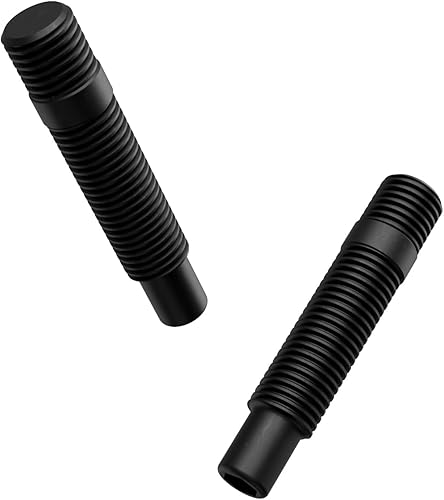 Miniatura 4 de 20 piezas de conversión de pernos de rueda negros de 12 x 1.5 a 12 x 1.5, longitud del vástago de 1.299 in - Compatible con BMW 128i 135i 318i 320i