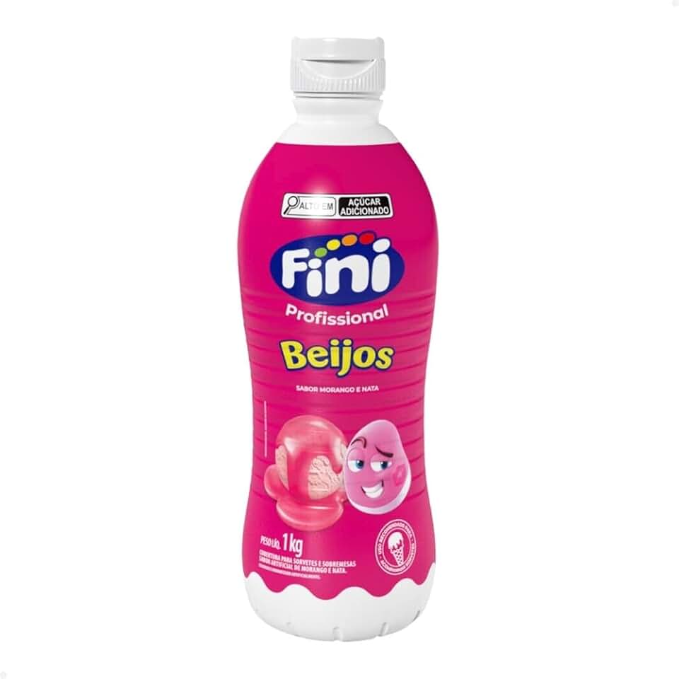Calda Para Sorvete Beijos 1kg Fini