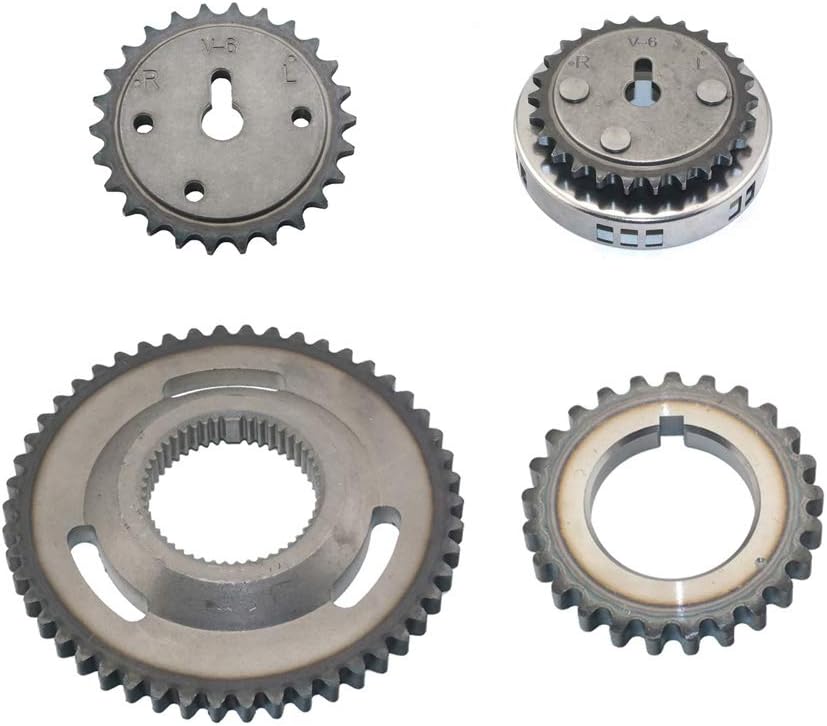 MOCA Timing Chain Kit Compatible with 11-12 for Ram 1500 V6 3.7L, 06-09 for Mitsubishi Raider V6 3.7L, 04-13 for Jeep Liberty V6 3.7L, 07-12 for Dodge Nitro V6 3.7L (NGC Cam Gear)