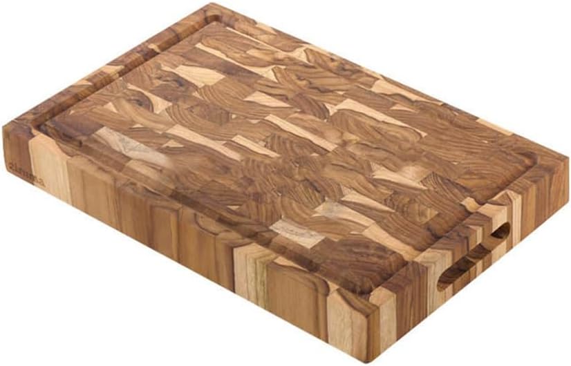 Teak Crystal Thick Chopping Board Chopping Board Cutting Chopping Board Solid Wood Cutting Board(43.2x28x3.8cm)