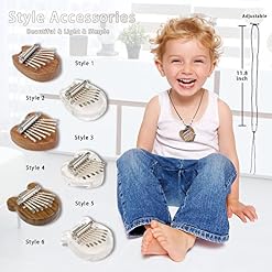 Mini piano à pouce Kalimba 8 touches, portable en bois massif Mbira pour enfants et adultes, cadeau musical de poche… - Les Beatles, Paul McCartney, John Lennon, RIngo Starr, George Harrison Mini piano à pouce Kalimba 8 touches, portable en bois massif Mbira pour enfants et adultes, cadeau musical de poche… – Image 4