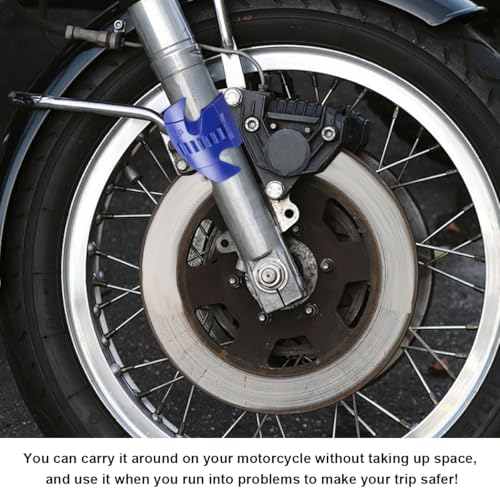 Image of 2 PCS Motorcycle Fork Seal Cleaner Tool, Front Fork Seal Cleaner Removal Tools Fits 45-55mm Seal Mate Oil Level, Motorcycle Dirt Bike Cleaning Shock Repairing Absorber Tool (Blue)
