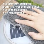 Kinon Deux piles rechargeables 1.2V NiMH AA 1300mAh (8 Pièces) pour lumières extérieures de jardin solaire Porche et patio