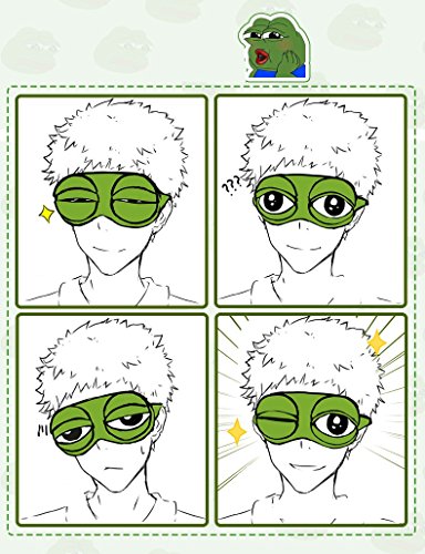 Apanphy® Augenmaske, Flusen Karikatur Frosch Schlafen Lustige Neuheit Augen Abdeckung Eyeshade Reise Maske (Grün)