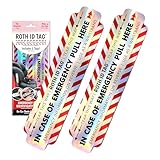 Emergency Contact Identification System for Car Seats, Booster Seats, Baby Gear | Original ROTH ID TAG Kit (2 Tags)