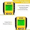 eOUTIL AE300 Digital 12V Car Battery Tester Analyzer for Life Percentage,Voltage, Resistance and CCA Value-YELLOW #1