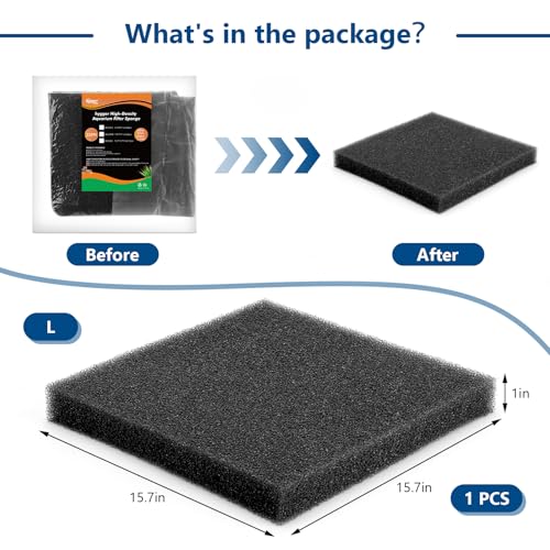 Éponge filtrante pour aquarium grand bac mousse découper hygger