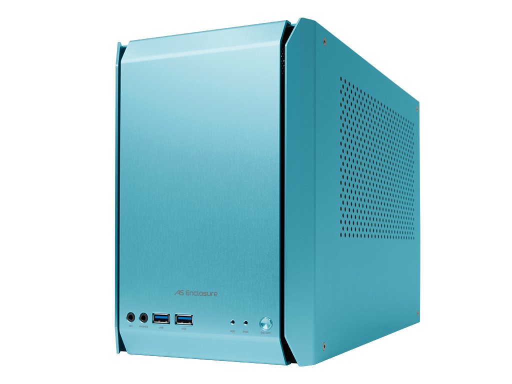 Abee AS Enclosure RS01 AQUA BLUE PCケース Amazon | AS Enclosure RS01 PCケース アクアブルーアルマイト