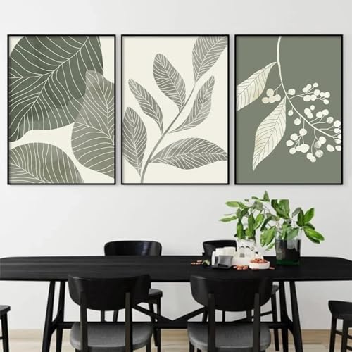 Peinture sur toile haut de gamme feuilles tropicales dsdsgog art moderne