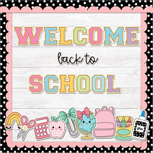 Composition colorée Gueevin pour tableau d'affichage de rentrée scolaire et événements